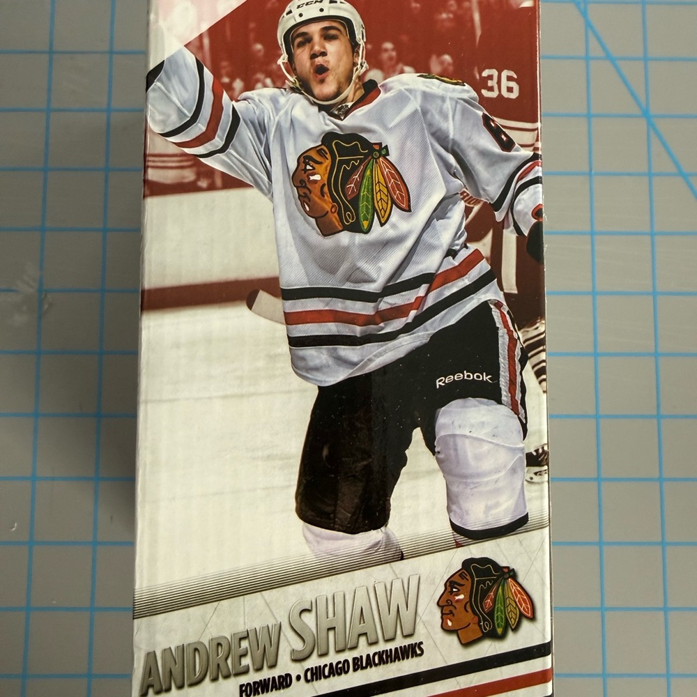 Reebok Chicago Blackhawks Hockey Bobblehead Andrew Shaw Brand New in Box